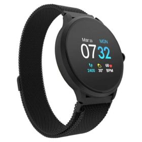 iTouch Sport 3 Smart Watch & Fitness Tracker, For Women and Men, (43mm), Black Mesh Band