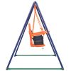 2-in-1 Single Swing and Toddler Swing Orange