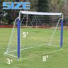 Home portable soccer gate Courtyard soccer match with nets storage for easy self-assembly