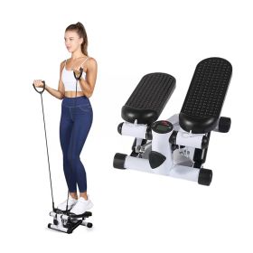 Indoor Under Desk Arms Legs Folding Pedal Exercise Bike With Electronic Display (Color: Black A)