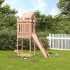 Playhouse with Climbing Wall Solid Wood Douglas