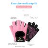 Breathable Fitness Gloves Gym Weightlifting Yoga Bodybuilding Training Sports Thin Non-slip Half Finger Cycling Gloves Equipment